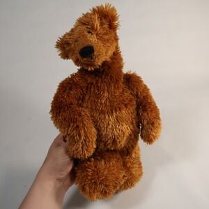 Creature Comforts Brown Shaggy Teddy Bear Plush Whimsical Stuffed Animal Toy